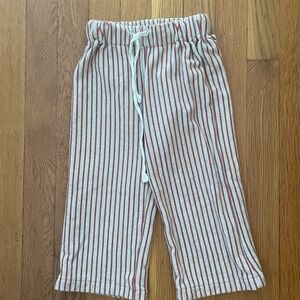 Fostered collection striped terry pants 2T